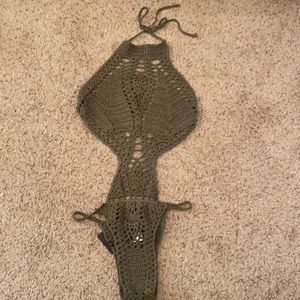 One piece bathing suit